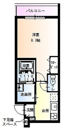 長居駅 徒歩9分 3階の物件間取画像